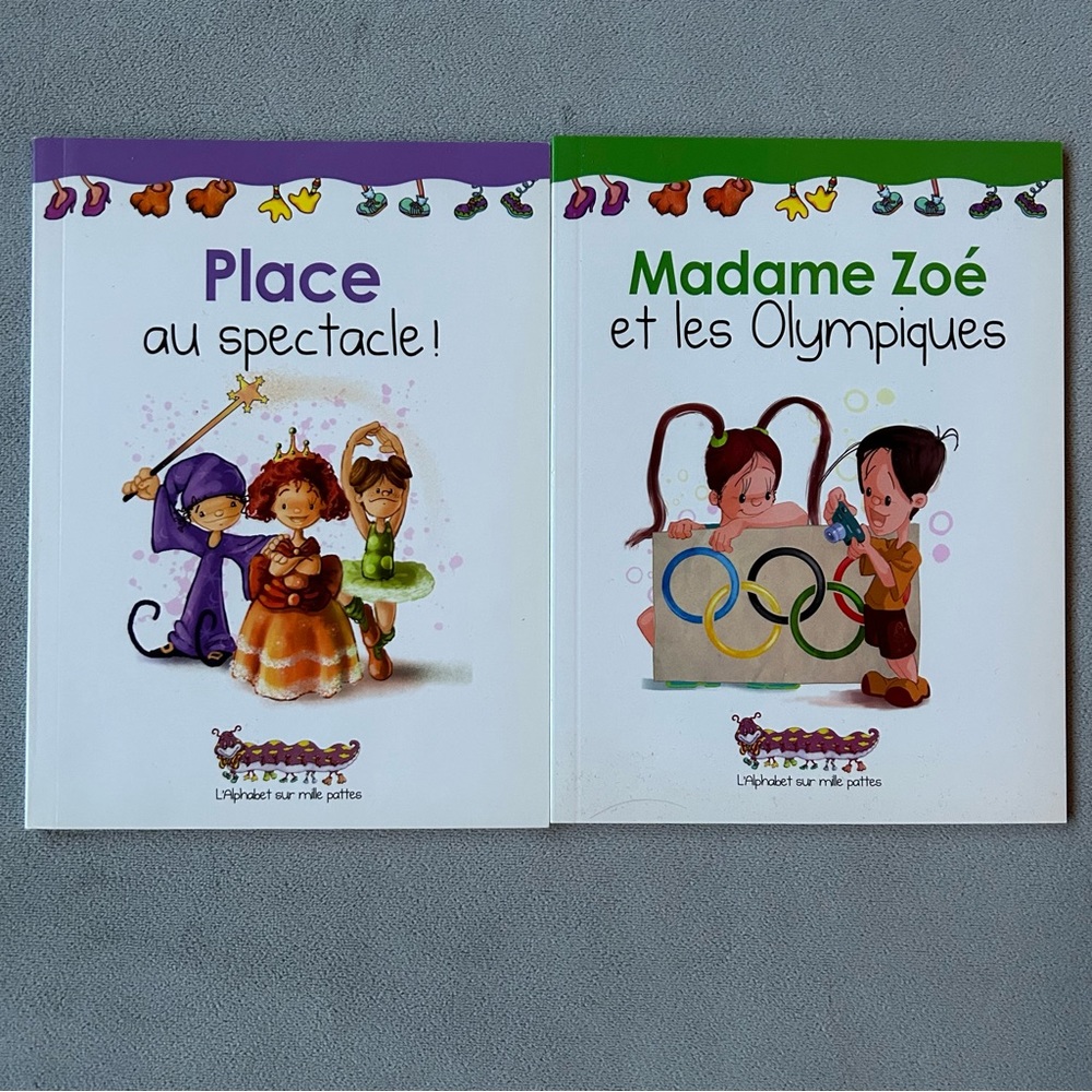 FRENCH ~ Set of 2 ~ L’alphabet sur mille pattes #10 & #27